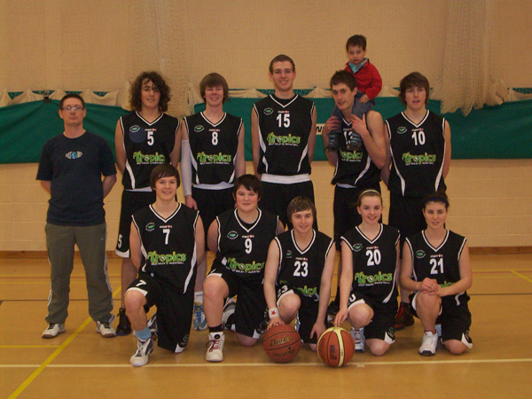 West Wales Tropics Basketball Club U.18's New Kit